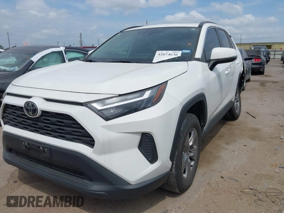2022 Toyota RAV4 XLE with VIN 2T3W1RFV0NC178350, listed as a IAAI auction lot 42074636 with 57,338 mi miles and . Bid and sale history available at DreamBid. Image 16.