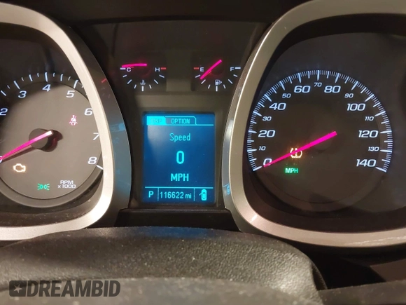 2015 Chevrolet Equinox LT with VIN 1GNALBEK6FZ129891, listed as a IAAI auction lot 41509068 with 116,622 mi miles. Bid and sale history available at carsss.com. Image 7.