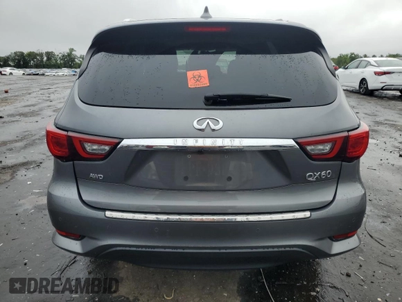 2019 Infiniti QX60 Luxe с VIN 5N1DL0MM3KC516341, выставлен на аукционе Copart как лот 61035605 с пробегом 134 644 миль миль и Чистый • Clean title. История ставок и продаж доступна на DreamBid. Изображение 6.