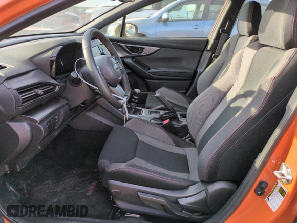 2023 Subaru WRX with VIN JF1VBAA61P9817482, listed as a Copart auction lot 50839895 with 6,127 mi miles and Salvage title. Bid and sale history available at DreamBid. Image 7.