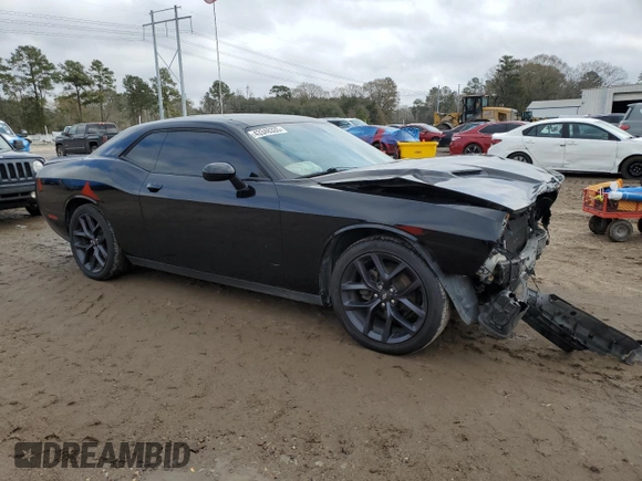 2020 Dodge Challenger SXT with VIN 2C3CDZAG3LH110451, listed as a Copart auction lot 43348335 with 111,317 mi miles and Salvage Title. Bid and sale history available at DreamBid. Image 4.