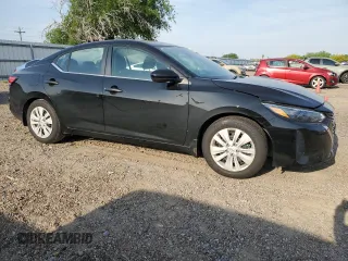 2025 Nissan Sentra S with VIN 3N1AB8BV1SY245195, listed as a Copart auction lot 51382265 with 5,397 mi miles and Salvage Title. Bid and sale history available at DreamBid. Image 4.