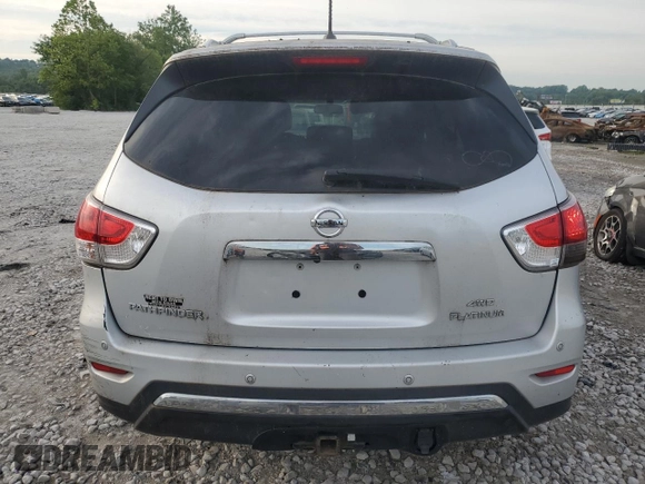 2013 Nissan Pathfinder Platinum with VIN 5N1AR2MM6DC665424, listed as a Copart auction lot 62235935 with 200,013 mi miles and Clean title. Bid and sale history available at DreamBid. Image 6.