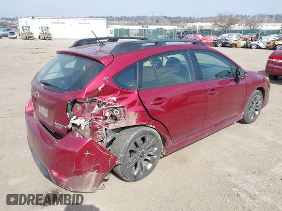 2015 Subaru Impreza Special Sports Premium с VIN JF1GPAT60FH244697, выставлен на аукционе IAAI как лот 41805054 с пробегом 101 800 миль миль и . История ставок и продаж доступна на DreamBid. Изображение 4.