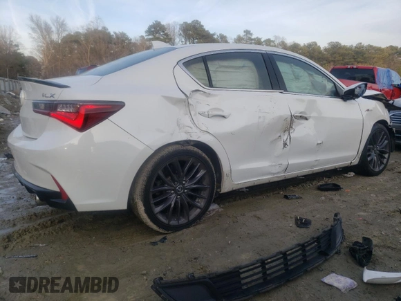2019 Acura ILX Premium z VIN 19UDE2F8XKA000369, wystawiony jako Copart lot #43128315 z przebiegiem 43 503 mil mil oraz Szkoda całkowita • Salvage title. Historia ofert i sprzedaży dostępna na DreamBid. Obrazek 3.