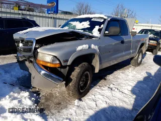 1999 Dodge Dakota SLT with VIN 1B7GG22X1XS282681, listed as a Copart auction lot 88292595 with Not Provided miles and Salvage Title. Bid and sale history available at carsss.com. Image 1.