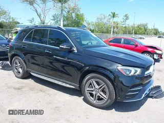 2020 Mercedes-Benz GLE 450 with VIN 4JGFB5KB9LA084071, listed as a IAAI auction lot 42210710 with 36,180 mi miles and . Bid and sale history available at DreamBid. Image 1.