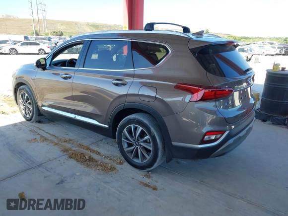 2020 Hyundai Santa Fe SEL with VIN 5NMS33AD5LH222122, listed as a IAAI auction lot 41944407 with 30,850 mi miles. Bid and sale history available at carsss.com. Image 3.