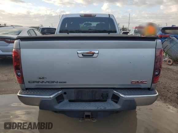 2010 GMC Canyon SLE1 with VIN 1GTJSCDE8A8113137, listed as a Copart auction lot 74610544 with 0 mi miles and Salvage Title. Bid and sale history available at carsss.com. Image 6.