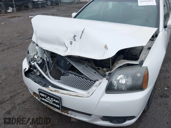 2010 Mitsubishi Galant FE with VIN 4A32B2FF9AE012837, listed as a IAAI auction lot 41196882 with 156,147 mi miles. Bid and sale history available at carsss.com. Image 6.