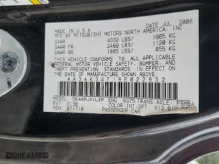 2009 Mitsubishi Eclipse GT with VIN 4A3AK34T19E022932, listed as a Copart auction lot 72060294 with 79,863 mi miles and Salvage Title. Bid and sale history available at carsss.com. Image 14.