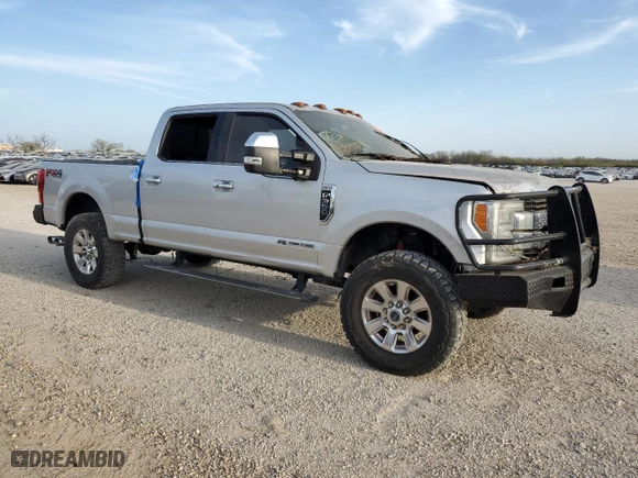 2017 Ford Super Duty F-250 SRW Lariat with VIN 1FT7W2BTXHEE25384, listed as a Copart auction lot 48177245 with 0 mi miles and Salvage Title. Bid and sale history available at carsss.com. Image 4.