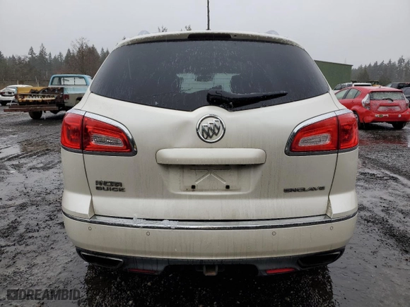 2013 Buick Enclave Premium with VIN 5GAKRDKD1DJ197767, listed as a Copart auction lot 49095565 with 165,118 mi miles and Salvage Title. Bid and sale history available at carsss.com. Image 6.