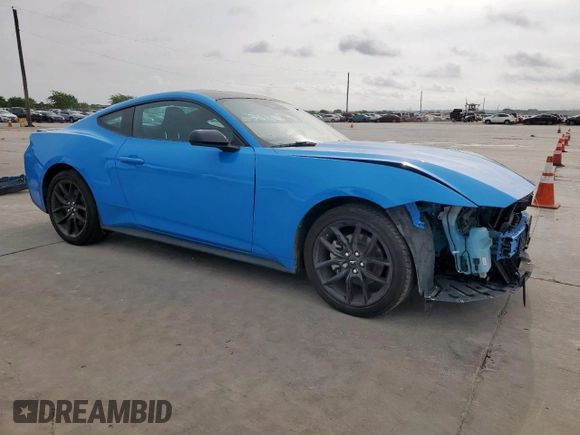 2024 Ford Mustang EcoBoost with VIN 1FA6P8TH9R5112694, listed as a Copart auction lot 59167655 with 21,547 mi miles and Salvage title. Bid and sale history available at DreamBid. Image 4.
