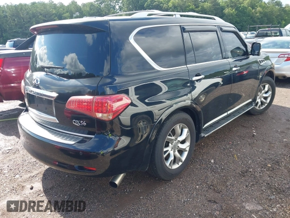 2012 Infiniti QX56 7-passenger z VIN JN8AZ2NEXC9017449, wystawiony jako IAAI lot #42349105 z przebiegiem 244 048 mil mil oraz . Historia ofert i sprzedaży dostępna na DreamBid. Obrazek 4.