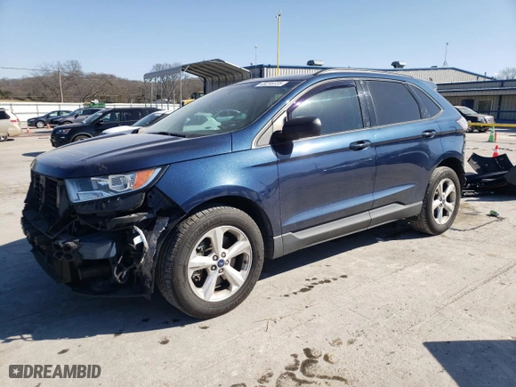 2017 Ford Edge SE with VIN 2FMPK4G91HBC29622, listed as a Copart auction lot 48216725 with 109,516 mi miles and Salvage Title. Bid and sale history available at carsss.com. Image 1.