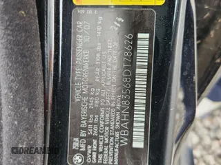 2008 BMW 7 Series 750Li with VIN WBAHN83568DT78626, listed as a Copart auction lot 60956495 with 87,600 mi miles and Clean title. Bid and sale history available at DreamBid. Image 12.