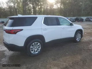 2023 Chevrolet Traverse LS with VIN 1GNERFKW9PJ265267, listed as a Copart auction lot 50370245 with 15,638 mi miles and Salvage Title. Bid and sale history available at carsss.com. Image 3.