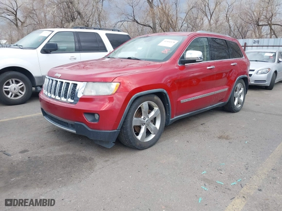 2011 Jeep Grand Cherokee Overland with VIN 1J4RR6GT6BC605300, listed as a IAAI auction lot 41504528 with 204,412 mi miles. Bid and sale history available at carsss.com. Image 17.