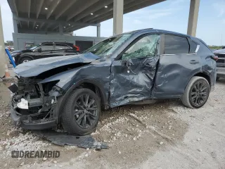 2023 Mazda CX-5 S Preferred with VIN JM3KFBCM6P0188459, listed as a Copart auction lot 50332195 with 53,542 mi miles and Non Repairable. Bid and sale history available at carsss.com. Image 1.