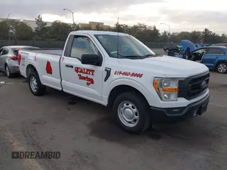 2022 Ford F-150 XL with VIN 1FTMF1CB6NKE47768, listed as a IAAI auction lot 41459528 with 74,114 mi miles. Bid and sale history available at carsss.com. Image 1.