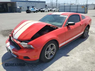2012 Ford Mustang Premium with VIN 1ZVBP8AM9C5233156, listed as a Copart auction lot 57149355 with 80,675 mi miles and Salvage title. Bid and sale history available at DreamBid. Image 1.