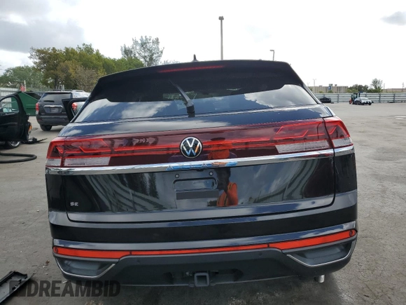 2024 Volkswagen Atlas SE with VIN 1V2JE2CA5RC200727, listed as a Copart auction lot 51167785 with 19,264 mi miles and Non repairable. Bid and sale history available at DreamBid. Image 6.
