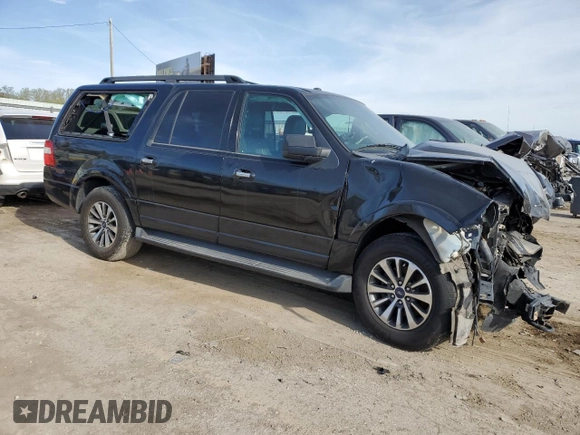 2015 Ford Expedition Max XLT with VIN 1FMJK1JT8FEF11525, listed as a Copart auction lot 52504515 with 157,248 mi miles and Salvage title. Bid and sale history available at DreamBid. Image 4.