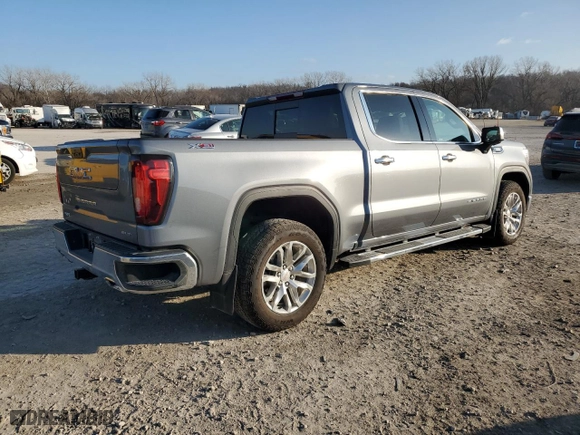 2022 GMC Sierra 1500 Limited SLT with VIN 1GTU9DET9NZ191809, listed as a Copart auction lot 85811624 with 28,776 mi miles and Salvage Title. Bid and sale history available at carsss.com. Image 3.