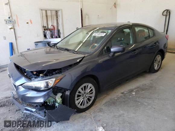 2017 Subaru Impreza Premium with VIN 4S3GKAD61H3613655, listed as a Copart auction lot 63148412 with 75,425 mi miles. Bid and sale history available at carsss.com. Image 2.