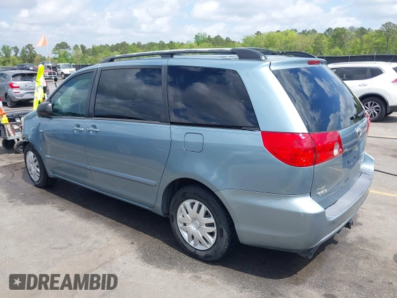 2008 Toyota Sienna CE with VIN 5TDZK23C08S221903, listed as a IAAI auction lot 41957782 with 169,245 mi miles and . Bid and sale history available at carsss.com. Image 3.