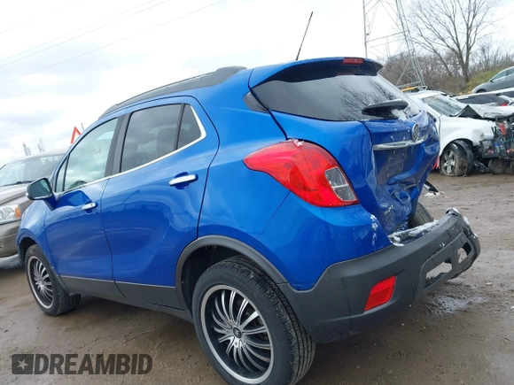 2016 Buick Encore with VIN KL4CJASB5GB716352, listed as a IAAI auction lot 40925663 with 108,049 mi miles and . Bid and sale history available at carsss.com. Image 3.