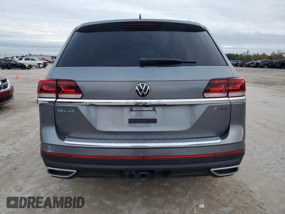 2023 Volkswagen Atlas SEL with VIN 1V2BR2CA1PC541936, listed as a Copart auction lot 83020234 with 20,919 mi miles and Salvage title. Bid and sale history available at DreamBid. Image 6.
