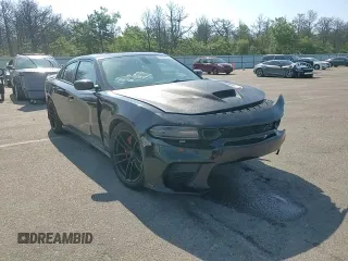 2016 Dodge Charger R/T with VIN 2C3CDXCT1GH204252, listed as a Copart auction lot 61090155 with 153,395 mi miles and Salvage title. Bid and sale history available at DreamBid. Image 14.