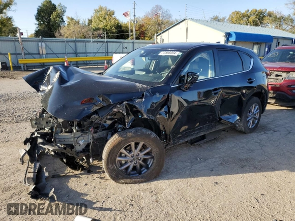 2023 Mazda CX-5 2.5 S Preferred Package with VIN JM3KFBCM8P0227133, listed as a Copart auction lot 77595004 with 25,204 mi miles and Salvage Title. Bid and sale history available at carsss.com. Image 1.