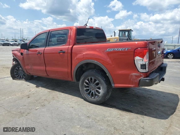 2019 Ford Ranger XL with VIN 1FTER4EH7KLB21286, listed as a Copart auction lot 62318774 with 48,701 mi miles and Salvage Title. Bid and sale history available at carsss.com. Image 2.