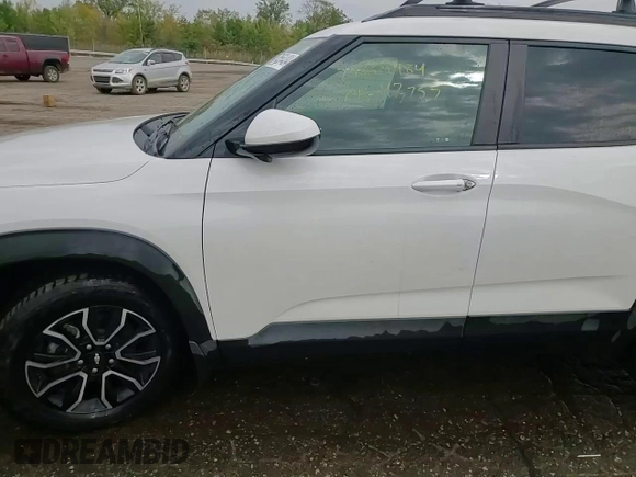 2023 Chevrolet TrailBlazer ACTIV with VIN KL79MSSL5PB075979, listed as a Copart auction lot 74554484 with 47,757 mi miles and Salvage Title. Bid and sale history available at DreamBid. Image 14.