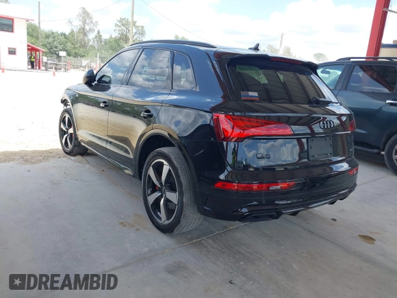2024 Audi Q5 S line Prestige with VIN WA1FAAFY8R2034774, listed as a IAAI auction lot 42227400 with 16,521 mi miles and . Bid and sale history available at DreamBid. Image 3.