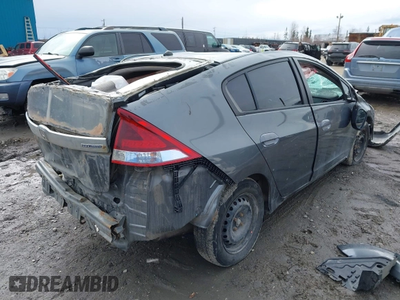 2012 Honda Insight LX with VIN JHMZE2H53CS001624, listed as a IAAI auction lot 42024921 with Not provided miles and . Bid and sale history available at DreamBid. Image 4.