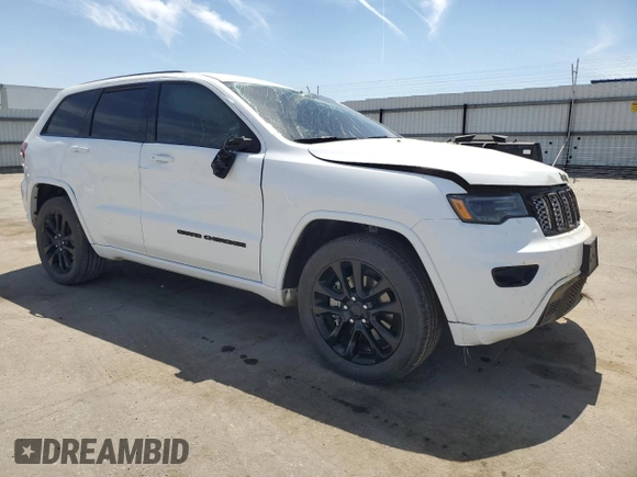 2021 Jeep Grand Cherokee Laredo X with VIN 1C4RJEAG7MC784954, listed as a Copart auction lot 54002655 with 37,229 mi miles and Salvage title. Bid and sale history available at DreamBid. Image 4.