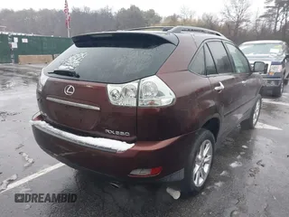 2009 Lexus RX 350 with VIN JTJHK31U392856486, listed as a IAAI auction lot 41525988 with 113,163 mi miles and . Bid and sale history available at DreamBid. Image 4.