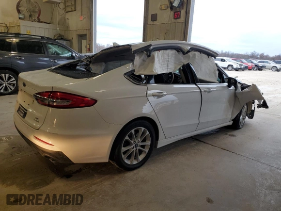 2020 Ford Fusion SE with VIN 3FA6P0HD7LR202549, listed as a Copart auction lot 82451564 with 0 mi miles and Salvage Title. Bid and sale history available at carsss.com. Image 3.