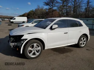 2020 Audi Q5 Premium Plus with VIN WA1BNAFY0L2058271, listed as a Copart auction lot 42160375 with 47,150 mi miles and Salvage Title. Bid and sale history available at carsss.com. Image 1.
