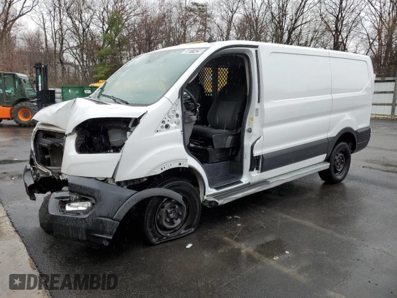 2024 Ford Transit Cargo with VIN 1FTBR1Y89RKA33854, listed as a Copart auction lot 50017425 with 10,491 mi miles and Clean Title. Bid and sale history available at DreamBid. Image 1.