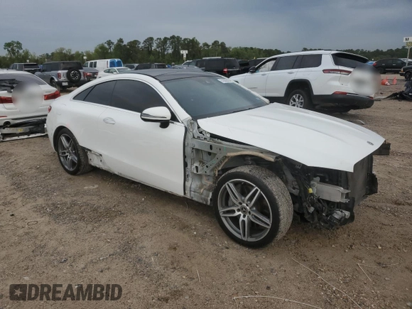 2018 Mercedes-Benz E 400 with VIN WDD1J6FB0JF021464, listed as a Copart auction lot 51006845 with 80,936 mi miles and Salvage Title. Bid and sale history available at carsss.com. Image 4.