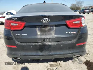2015 Kia Optima SX Turbo with VIN 5XXGR4A61FG505020, listed as a Copart auction lot 46655565 with 56,939 mi miles and Clean Title. Bid and sale history available at carsss.com. Image 6.