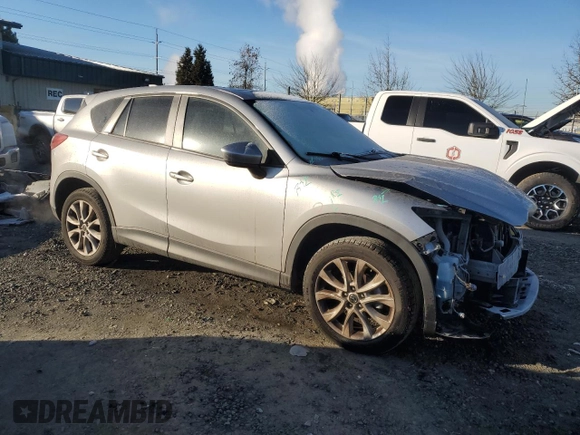 2013 Mazda CX-5 Grand Touring with VIN JM3KE4DEXD0155143, listed as a Copart auction lot 86852874 with 187,914 mi miles and Salvage Title. Bid and sale history available at carsss.com. Image 4.