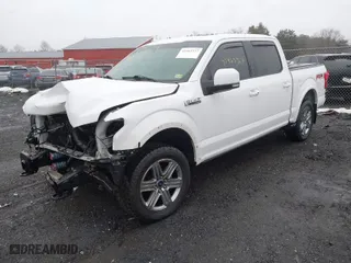 2018 Ford F-150 XL with VIN 1FTEW1EG3JFE60221, listed as a IAAI auction lot 41463317 with 99,111 mi miles. Bid and sale history available at carsss.com. Image 2.