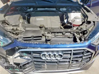 2021 Audi Q5 Premium Plus with VIN WA1BAAFY0M2055853, listed as a Copart auction lot 52645005 with 43,216 mi miles and Salvage Title. Bid and sale history available at carsss.com. Image 12.