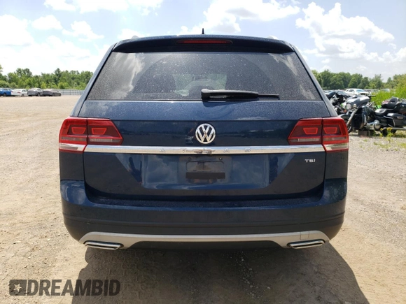 2018 Volkswagen Atlas S with VIN 1V2AP2CA1JC600864, listed as a Copart auction lot 62267595 with 99,816 mi miles and Salvage title. Bid and sale history available at DreamBid. Image 6.